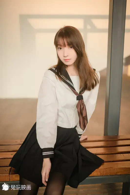 祖木子 NO.001 兔玩 黄昏里的JK - 祖木子